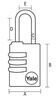 RIPPLUKK YALE HANDY 150-40 (4-kohalise koodiga)