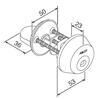 SÜDAMIK ABLOY CY028C CLASSIC MATT KROOM