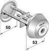 SÜDAMIK ABLOY CY033U NOVEL MATT KROOM