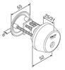 SÜDAMIK ABLOY CY060C CLASSIC MATT KROOM
