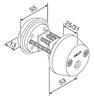 SÜDAMIK ABLOY CY061C CLASSIC MATT KROOM