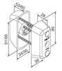 SÜDAMIK ABLOY CY065U NOVEL HARJATUD MESSING