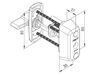 SÜDAMIK ABLOY CY066U NOVEL MATT KROOM  A/B=74/44