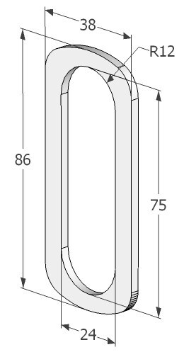 SÜDAMIKUKATTE ALUS AB 2056 profiiluksele 1,5mm (366)