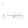 SULGURIVARS ABLOY DC893 AL/HÕBE 440 pikkus x 31 laius x 21 sügavus