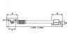 UKSE FIKSAATOR DULIMEX 525T/2 MUST 50cm (ustele 800 - 1200mm)