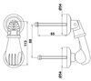 UKSEKOPUTI AMIG MUST SEPIS 115x40mm D40mm