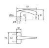 UKSELINK ABLOY  19/0650 INTERIA MS/CR (tugevdatud vedruga, 50-70mm uksele)