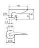 UKSELINK ABLOY  27/002 POHJOLA MS/MCR (tugevdatud vedruga, 38-60mm uksele)