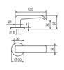 UKSELINK ABLOY 110/007 CONSUL MS/KI (tugevdatud vedruga, 40-60mm uksele)