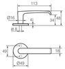 UKSELINK ABLOY 15/001 PRIME VALGE (kuni 40mm uksele)