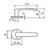 UKSELINK ABLOY 16/001 POLARITA ZN/MCR (40mm uksele)