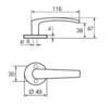 UKSELINK ABLOY 16/001 POLARITA ZN/MUST (40mm uksele, värvitud )