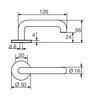 UKSELINK ABLOY 3-16/007 PRESTO MS/KI (tugevdatud vedruga, kuni 40mm uksele)