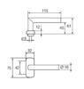 UKSELINK ABLOY 3-16SS/0650 PRESTO MS/CR (tugevdatud vedruga, 40-70mm uksele)