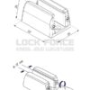 ADJUSTABLE FLOOR GUIDE CDA TODI TGADJ-U SC