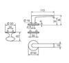 UKSELINK+NUPP ABLOY 15/119 PRIME ZN/CR (50-60mm uksele)