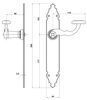 UKSELINK+PLAAT AMIG 100P MUST, 280x44mm plaat
