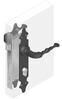 UKSELINK+PLAAT AMIG 101 PZ72 MUST, plaat 280x45mm
