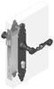 UKSELINK+PLAAT AMIG 102 PZ72 MUST, plaat 280x45mm