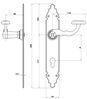 UKSELINK+PLAAT AMIG 108 PZ85 MUST, plaat 280x45x3mm (paar)