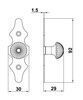 UKSENUPP AMIG 101 92x30 mm MUST