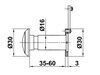 UKSESILM AMIG 160° MS 35-60mm ustele, Ø16mm