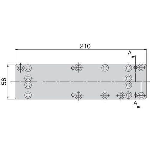 UKSESULGUR ABLOY SILE PAIGALDUSPLAAT DC130 (uksesulgurile DC330 / DC335)