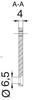UKSESULGUR ABLOY SILE PAIGALDUSPLAAT DC130 (uksesulgurile DC330 / DC335)