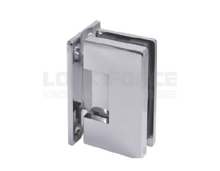 SHOWERBOX ADJUSTABLE HINGE GLASS TO WALL 90° CDA VENEZIA TGAH801 SATIN CHROME