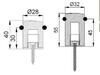 UKSETÕKIS AMIG 202 ANT/MS Ø28mm
