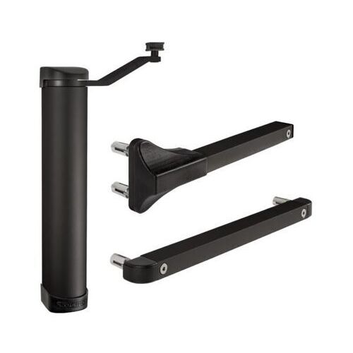 VÄRAVASULGUR LOCINOX LION HÜDRAULILINE MUST,Sisse avanevale väravale kuni 1100 mm ja 75 kg
