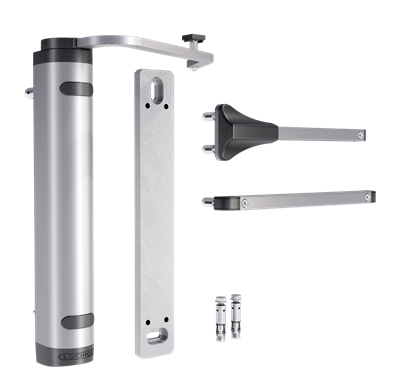 VÄRAVASULGUR LOCINOX VERTICLOSE 2 WALL HÜDRAULILINE HALL, väravale kuni 1500 mm ja 150 kg