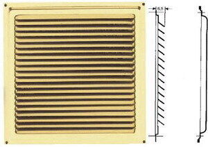 Ventilatsioonirest Amig Valge 150x150mm