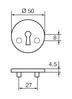 VÕTMEKILP ABLOY 008A KROOM