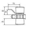 WC LUKUSTI ABLOY 1001/24 ZN/CR