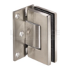 ADJUSTABLE SPRING HINGE WITH OFFSET FIXING PLATE (GLASS TO WALL) CDA RIMINI TGAH901OS SSS