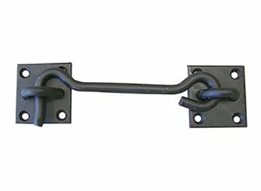 Konks Okko 03, must v., 15 cm x 5 cm