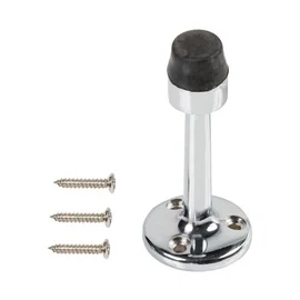 Uksestopper Haushalt DS011CC, 7.7 cm, Ø 3.6 cm, kumm/teras, kroom v.