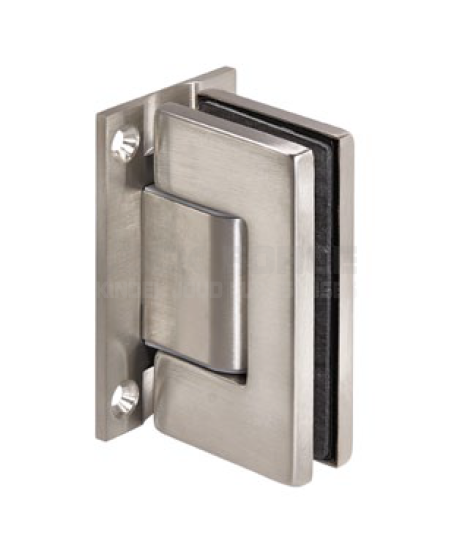 ADJUSTABLE SPRING HINGE WITH CENTRAL FIXING PLATE (GLASS TO WALL) CDA RIMINI TGAH901S SSS