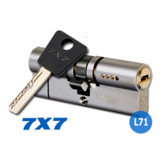 Lukusüdamik Mul-T-Lock Cylinder 7h7 (40x31) kl/kl nikkel