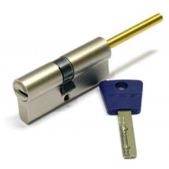 Lukusüdamik Mul-T-Lock Cylinder 7h7 BSE (31U x 31) shtok/kl nikkel