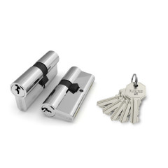 Lukusüdamik Fuaro 100 CA 62 mm (26+10+26) CP kroom 5 kl.