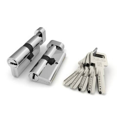 Lukusüdamik s vertushkoj R602/60 mm (25+10+25) CP kroom 5 kl.