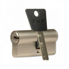 Lukusüdamik Mul-T-Lock Cylinder 7x7 62mm (31x31) (nikkel)