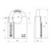 Tabalukk Fuaro PL-4463 (63 mm) 3 angl. kl. BLISTER