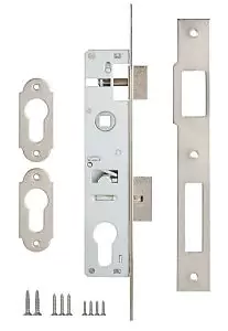 Süvistatav lukk Kale Kilit 153 (20mm) uzkoprof., planka 23mm
