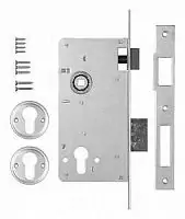 Süvistatav lukk Kale Kilit 152/R (60mm) korpus (nikkel)