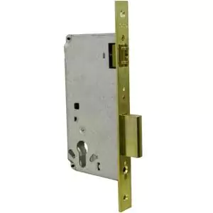 Süvistatav lukk Cisa 5S621.60.0 (bekset 60mm) s rolikom (kuldne)