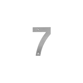 Uksenumber "7" Haushalt SS-7, 14.4 cm x 9.3 cm, roostevaba teras, roostevaba teras v.